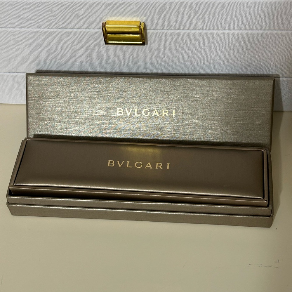 Authentic Bvlgari Gold Bracelet Box